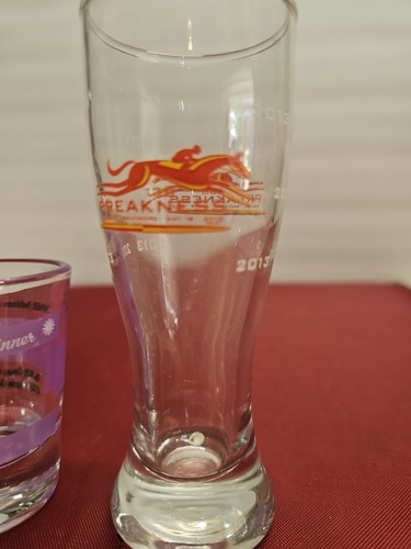 Preakness Stakes 137th & 138 Glass Shot Glasses Pre-owned 2012 & 2013 (JK) - Picture 3 of 12
