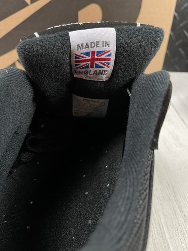 Talla 13 - New Balance 991 ""HECHO EN EL REINO UNIDO"" Negro Plata M991EKS Totalmente Nuevo Raro - Imagen 12 de 13