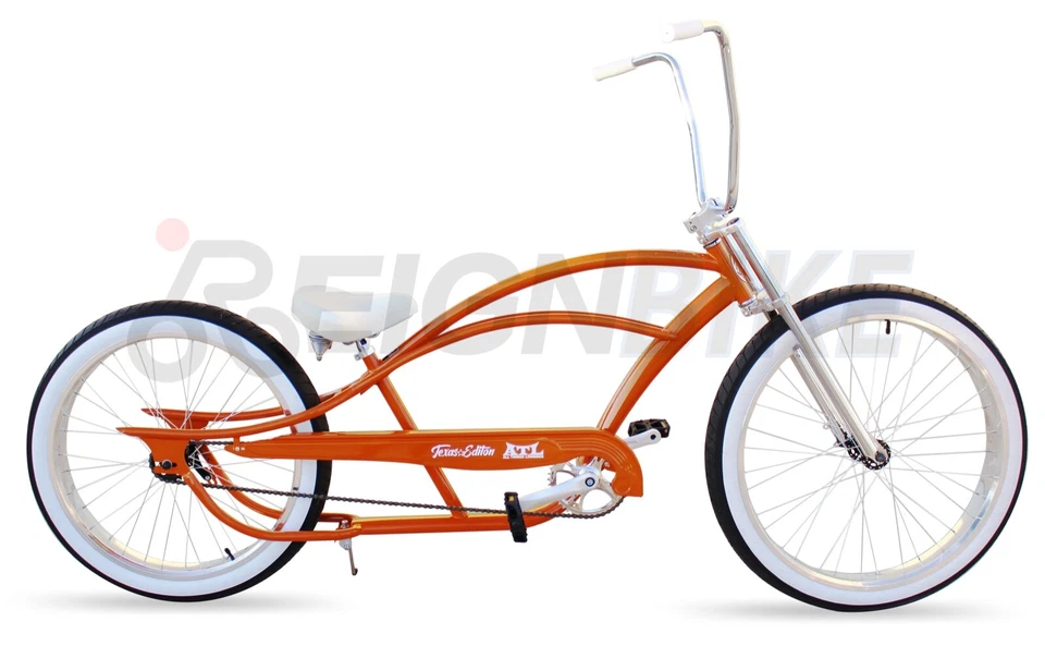 Limited Edition 29" Fat Tire Stretch Beach Cruiser High Handlebar Lowrider Bike - Image 3 of 4