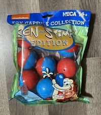 NECA 2022 TOY CAPSULE COLLECTION REN AND STIMPY EDITION BAG OF 9 NEW/SEALED