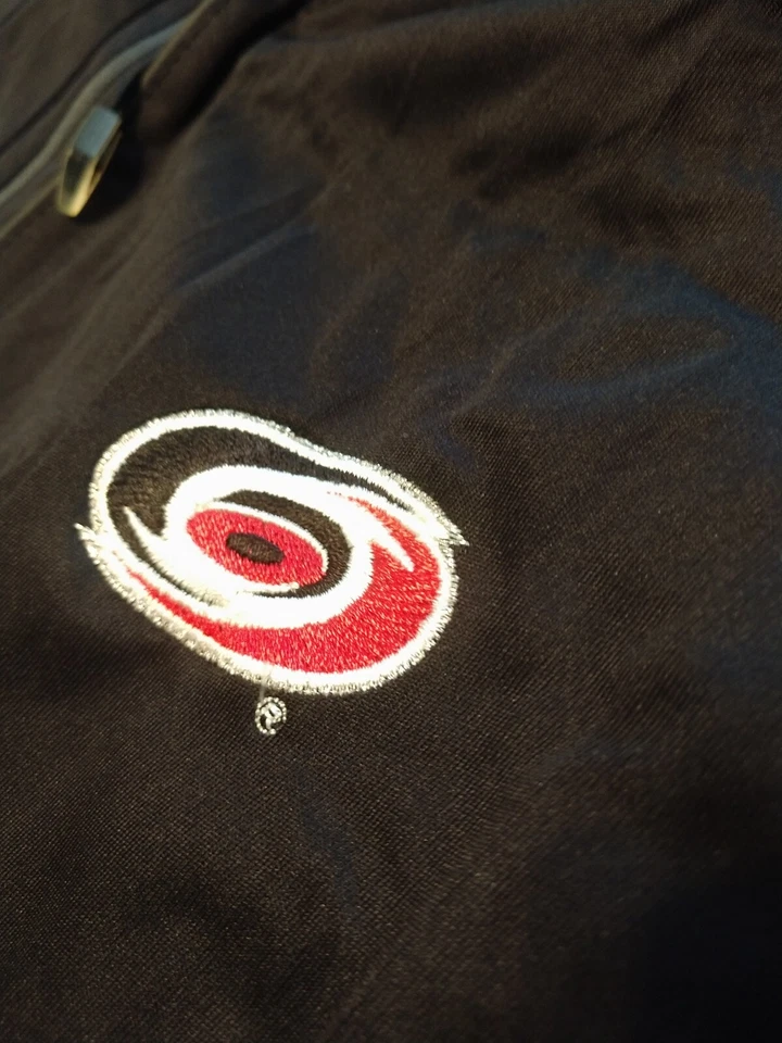 Carolina Hurricanes Windbreaker Golf Jacket Antigua Black NHL Hockey Winter XL   - Image 3 of 4