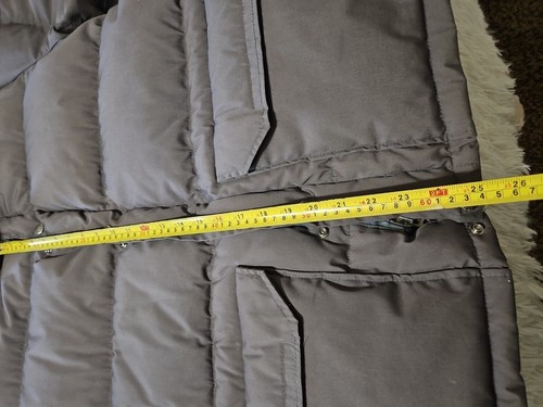 North Face Mens Large Sierra Gray Down Jacket - Picture 16 of 24