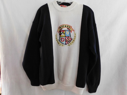 Vintage Sailor Mickey Mouse Sweater Size L Mickey, INC Since 1928 - Picture 2 of 7