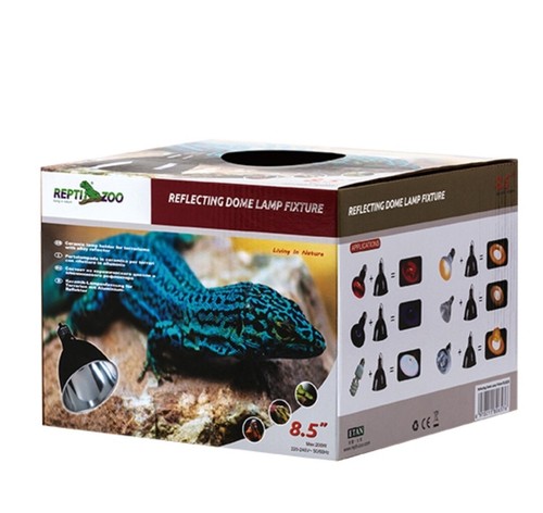 Reptizoo 8,5" reflektierende Kuppelleuchte, RL02LB, neue Wärmelampe - Bild 2 von 4