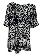 ANTHROPOLOGIE RAGA Women's Tropic Blues Dress