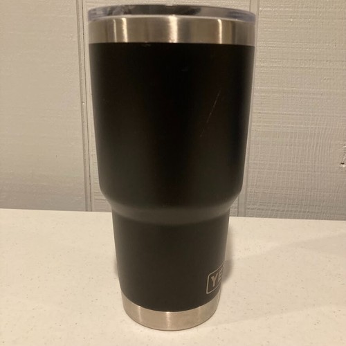 YETI Rambler 30 oz Stainless Steel Insulated Tumbler w/MagSlider Lid BLACK - Picture 5 of 13
