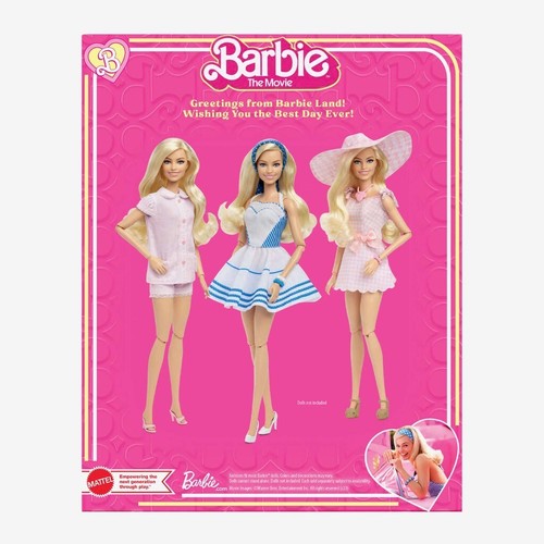Barbie The Movie FASHION PACK HPK01 - Three Iconic Film Outfits and Accessories - Picture 2 of 13