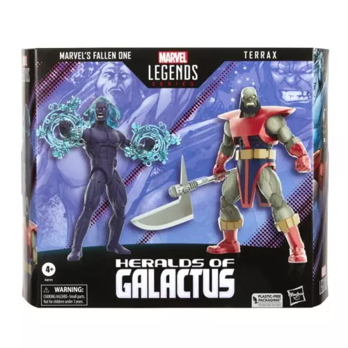 Paquete de 2 exclusivos Hasbro Marvel Legends Heralds of Galactus Terrax & Fallen One