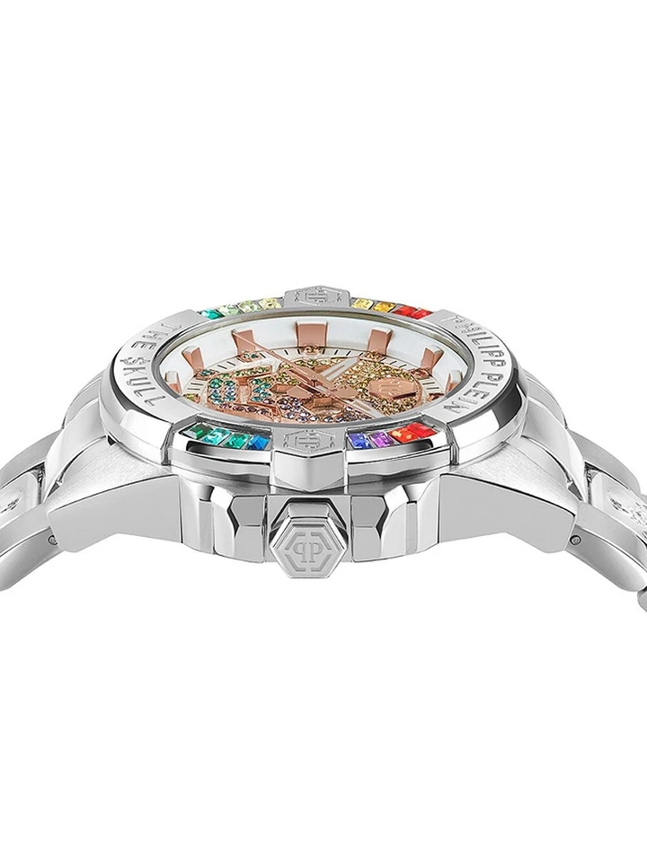 Orologio PHILIPP PLEIN THE SKULL PWNAA0422 Bracciale Acciaio - Immagine 2 di 4