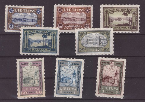 1932 Lithuania Mi 316-323 Lithuanian child first issue, MH