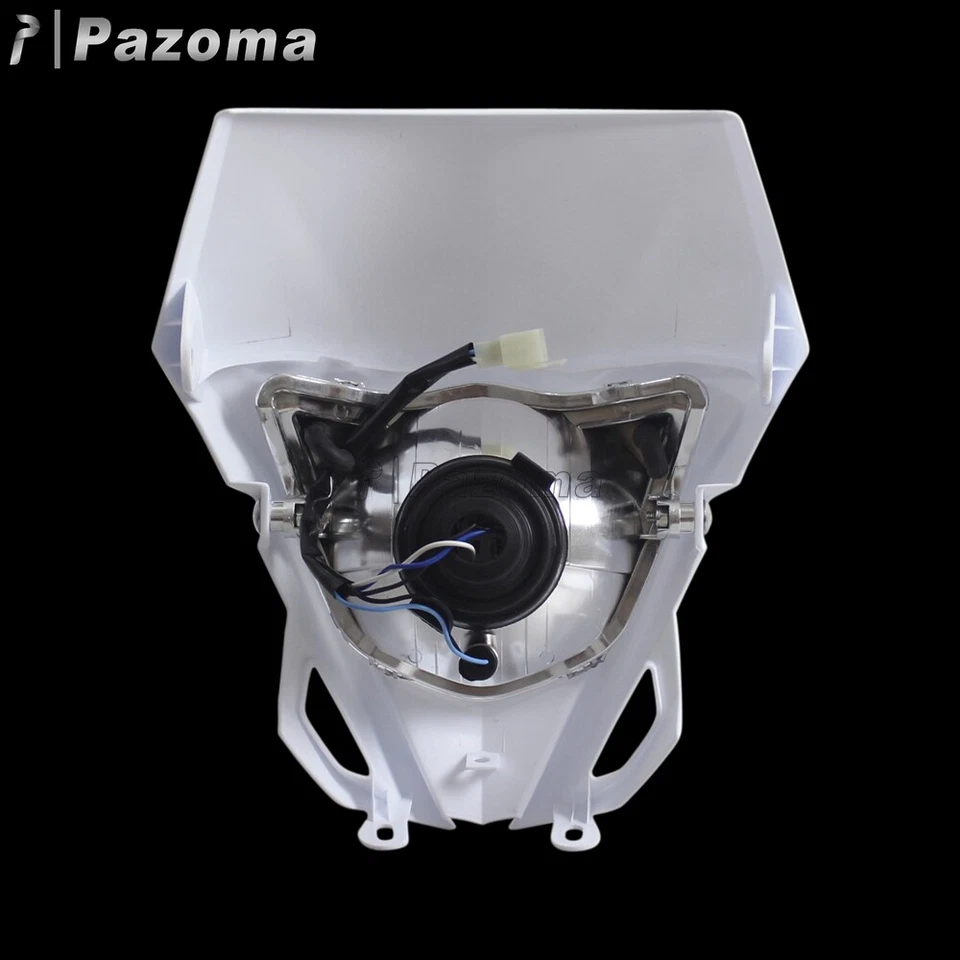 Faro delantero para moto de cross para Suzuki DR125 DR200SE RM250/Z RMZ450/Z 1990-2012 Foto 3 de 4