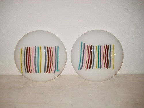 Paar Murano Glas Wandlampen Wandleuchten Pair Vintage Wall Light 60s 70s 40cm - Picture 9 of 10