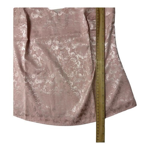 Colleen Lopez Womens Tank Top Pink Floral Chiffon Sleeveless V Neck  XS - Bild 9 von 14