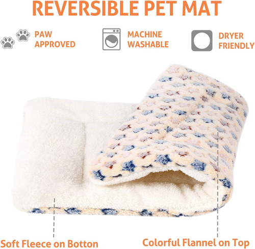 Mora Pets Dog Bed Crate Pad Ultra Soft Pet Bed with Cute Star Print Washable Cra - 第 2/12 張圖片