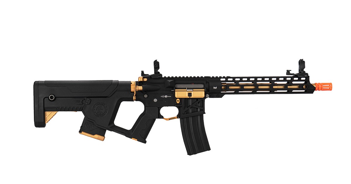 Lancer Tactical BLACKBIRD Skeleton AEG Airsoft Rifle w/Alpha