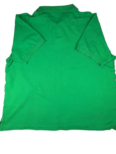 Patagonia Organic Cotton Men's Green Short Sleeve Polo Shirt Size Large - Picture 2 of 8