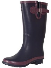 Image of Stormwells Ladies Wellington Boots Garden Festival Rain Waterproof Strap Wellie
