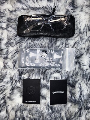 RARE‼️ Chrome Hearts Vagillionaire Crystal Gold Glasses