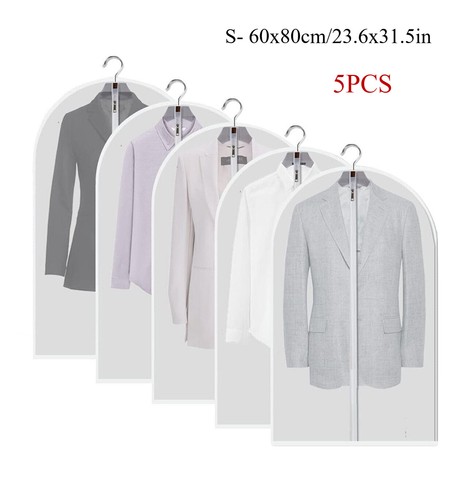 Kleiderhülle Anzug staubdicht Aufbewahrungstasche Kleidungsstück Kleid Jacke Mantel Schutz UK