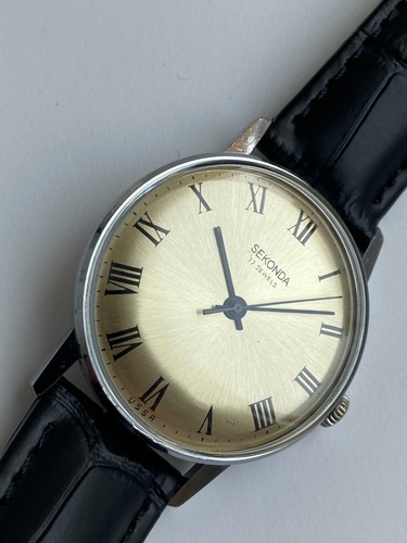 RELOJ PULSERA VINTAGE RARO Hombre SEKONDA RAKETA PAKETA 17 joyas Reloj Pulsera 2609.1 - Imagen 8 de 18