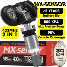 Autel MX-Sensor 315MHz & 433MHz Programmable TPMS Universal Tire Pressure Sensor
