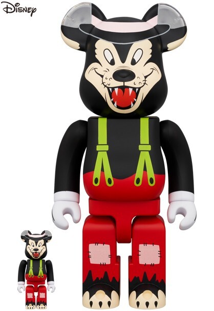 MEDICOM TOY BE@RBRICK THE BIG BAD WOLF 100％ & 400％ Silly
