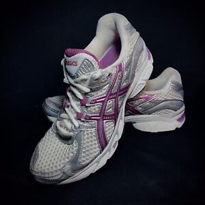 Asics Gel Pulse 2 White/Purple/Gray Running Athletic Shoes Sneaker Womens Sz 6.5 | eBay