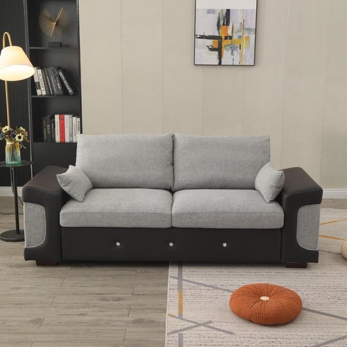 New Amara Corner Sofa Jumbo Cord Suite Set Footstool 3 2 Seater Grey - Picture 112 of 114