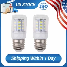 2pcs 3.5W LED Refrigerator Light Corn Bulb For Frigidaire Kenmore 5304511738