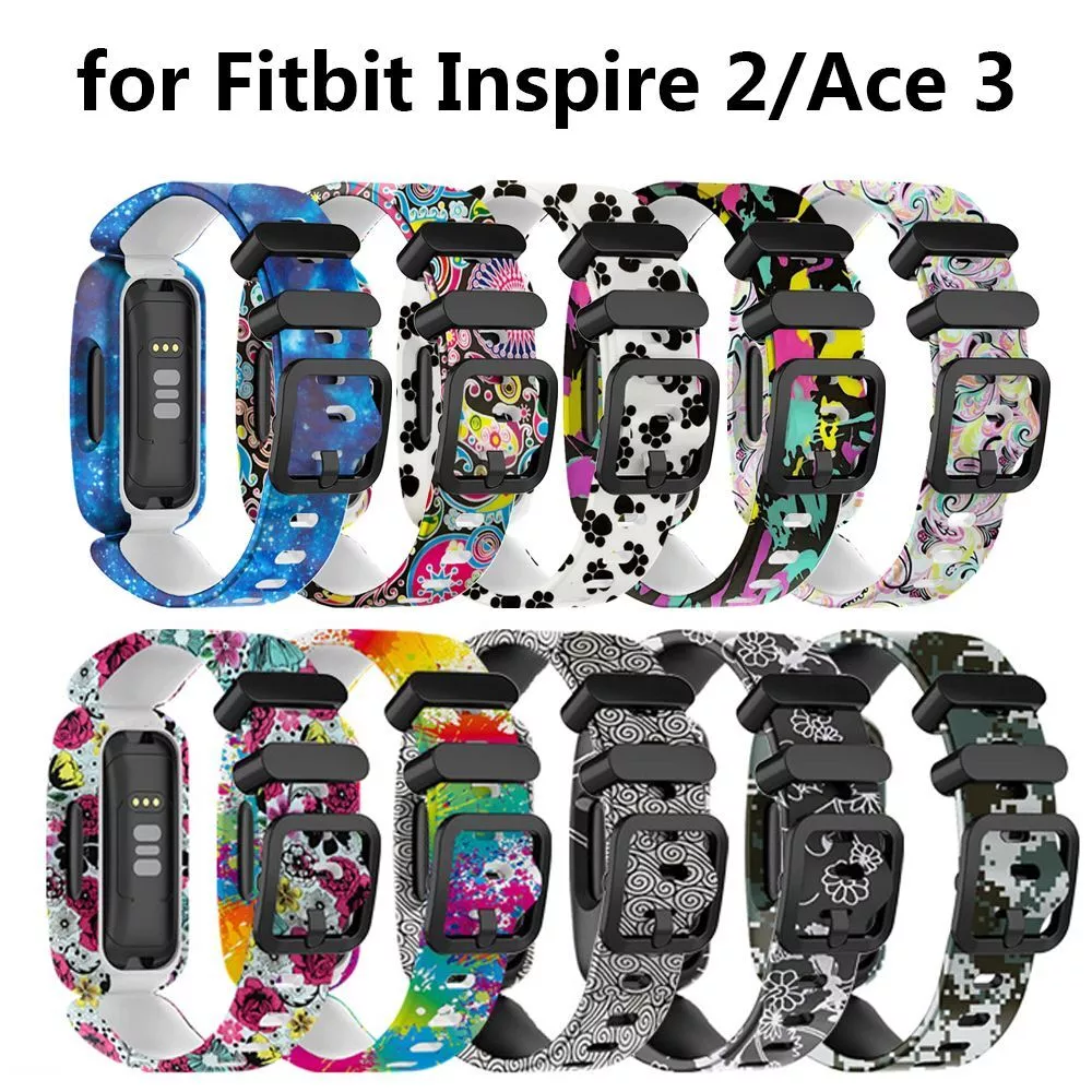 Compatible avec fitbit ace 2 bandes pour enfants 6+, bracelet en