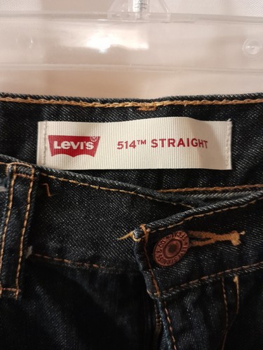 Jeans Levi's ragazzo 514 denim dritto blu taglia 18 regular 29 x 29 usato in ottime condizioni - Foto 3 di 7
