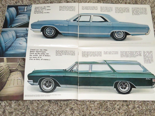 Buick 1966 concesionario ventas-showroom folleto Riviera, 225, Wildcat, GS, LeSabre - Imagen 6 de 9
