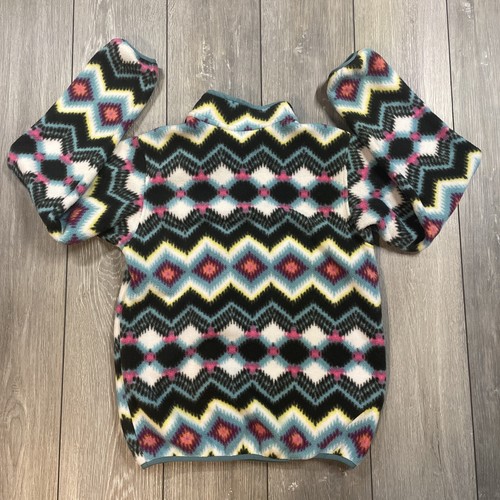 PATAGONIA Synchilla Girls XXL 16/18 Snap-T Fleece Pullover Jacket Aztec Pattern - Picture 2 of 7