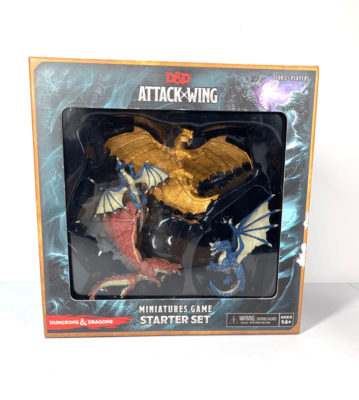 D&amp;D Dungeons &amp; Dragons Attack Wing Miniatures Game Starter Set Box 