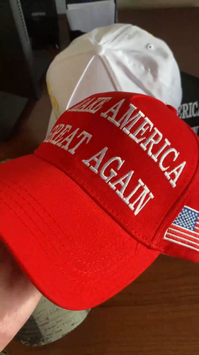 MAGA RED Hat Mesh Baseball Cap In a Variety Of Styles For Promotional Use Unisex - Video 1 of 1
