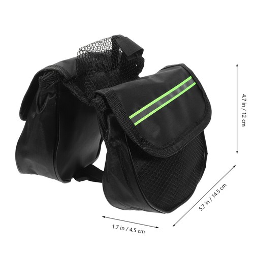 Bike Bag Bicycle Bags for Bikes Frame Front Beam Triangle Storage Pouch Cycling - Imagen 11 de 12