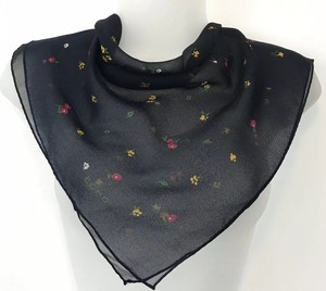 Echo-Scarf-Black-Sheer-Floral-Pattern-20-x21-Square