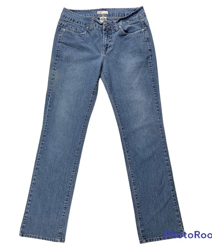 Faded Glory Jeans Womens 8 Low Rise Medium Wash Mid Rise Blue Denim Stretch - Picture 2 of 7
