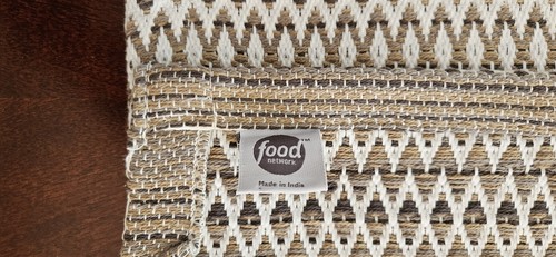 Food Network 13" x 72" Woven Diamond Table Runner - Picture 4 of 8