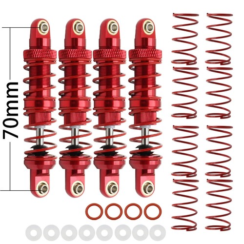 Metal Shock Absorber Oil Damper for 1/10 RC Crawler Car SCX10 RBX10 TRX4 TRX6 - Picture 24 of 47