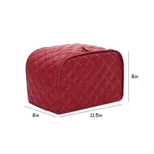 Polyester Quilted Toaster Cover for Two Slice Toaster and Dust & Fingerprint ... - Picture 6 of 6
