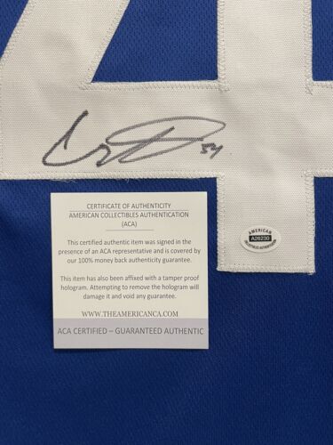 Auston Matthews Signed Toronto Maple Leafs Hockey Custom Jersey Autographed COA - Picture 3 of 7
