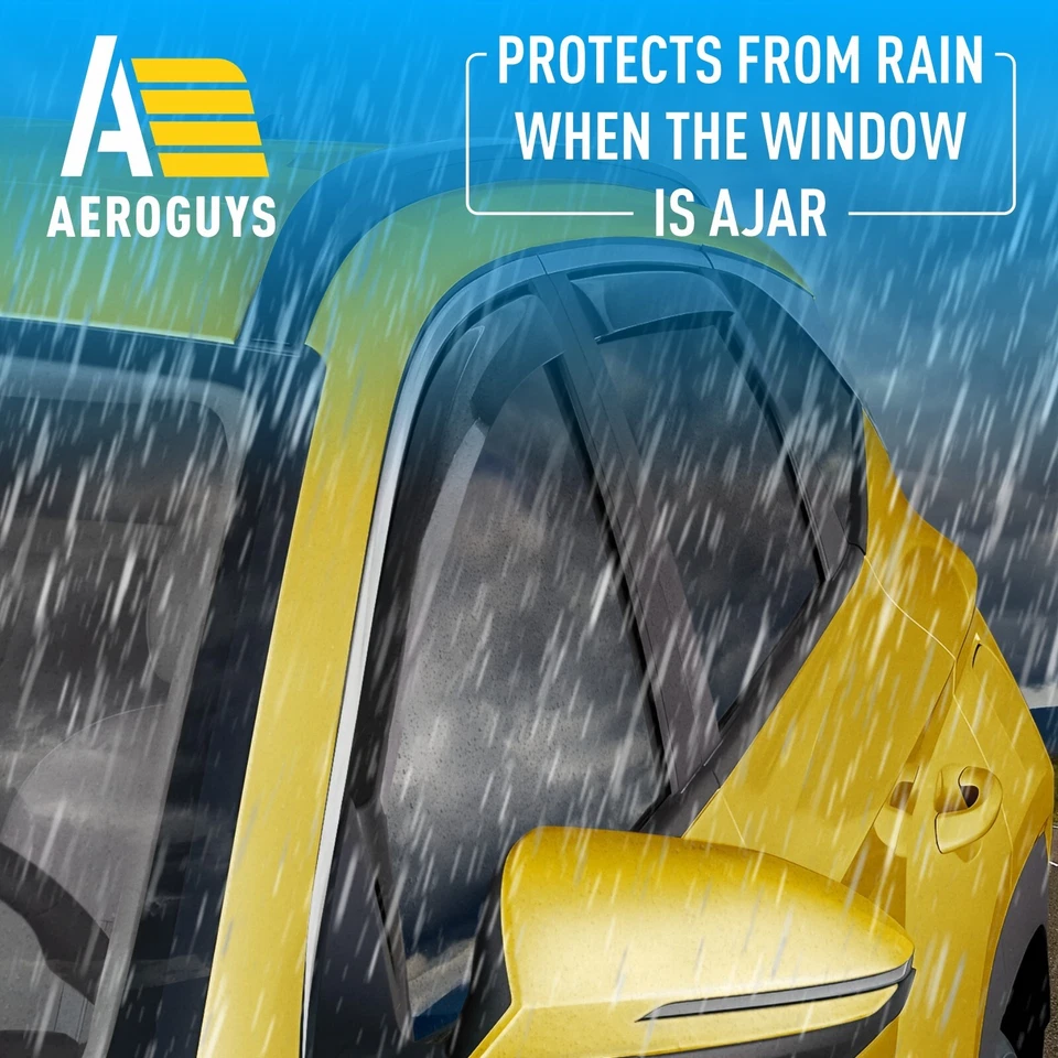 Parasoles de lluvia protectores de viento para Hyundai Tucson 2022-2025 Foto 3 de 4