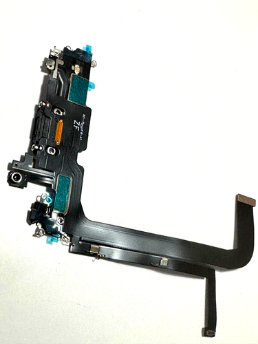 ORIGINAL iPhone 13 Pro Max Charging Port Connector with Flex Audio, WHITE - Photo 5 sur 9