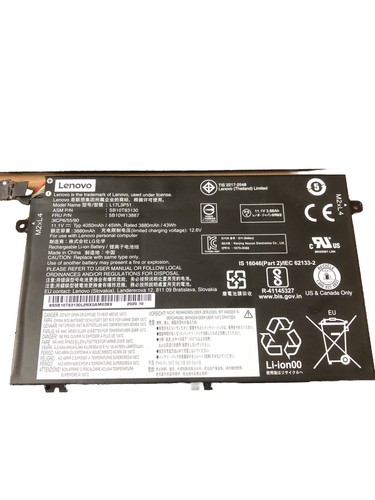 Original Lenovo ThinkPad E15 E480 E485 E490 E495 E580 E585 E590 E595 Akku