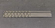 5 #23 (.1540") Fast Spiral Taper Length Drills HSS USA NEW - 23