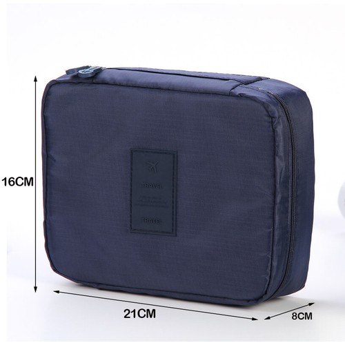 Travel Cosmetic Storage MakeUp Bag Folding Toiletry Wash Organizer Pouch New - Picture 4 of 19