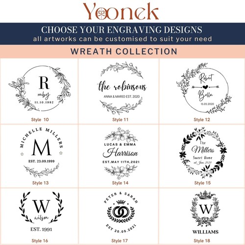 Custom Engraved Set of 3 Bamboo Chopping Boards & Stand - Imagen 8 de 13