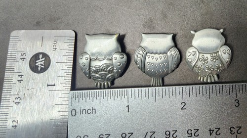 3 fichas de bolsillo con encanto "Lucky Little Owl" - Imagen 4 de 4