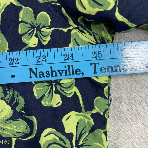 Hawaiian Shirt Men XL All Over Print Button Up Floral Colorful Casual Comfort - Picture 12 of 15